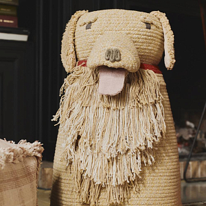 Корзина Лорена Каналс (Lorena Canals) "Собака Луна", 20 х 23 см